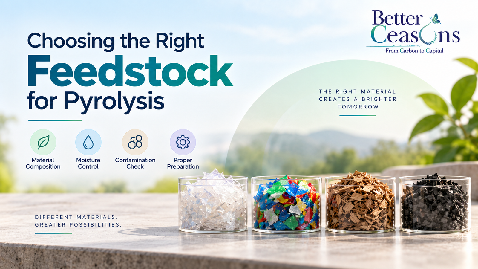 Choosing the Right Feedstock for Pyrolysis