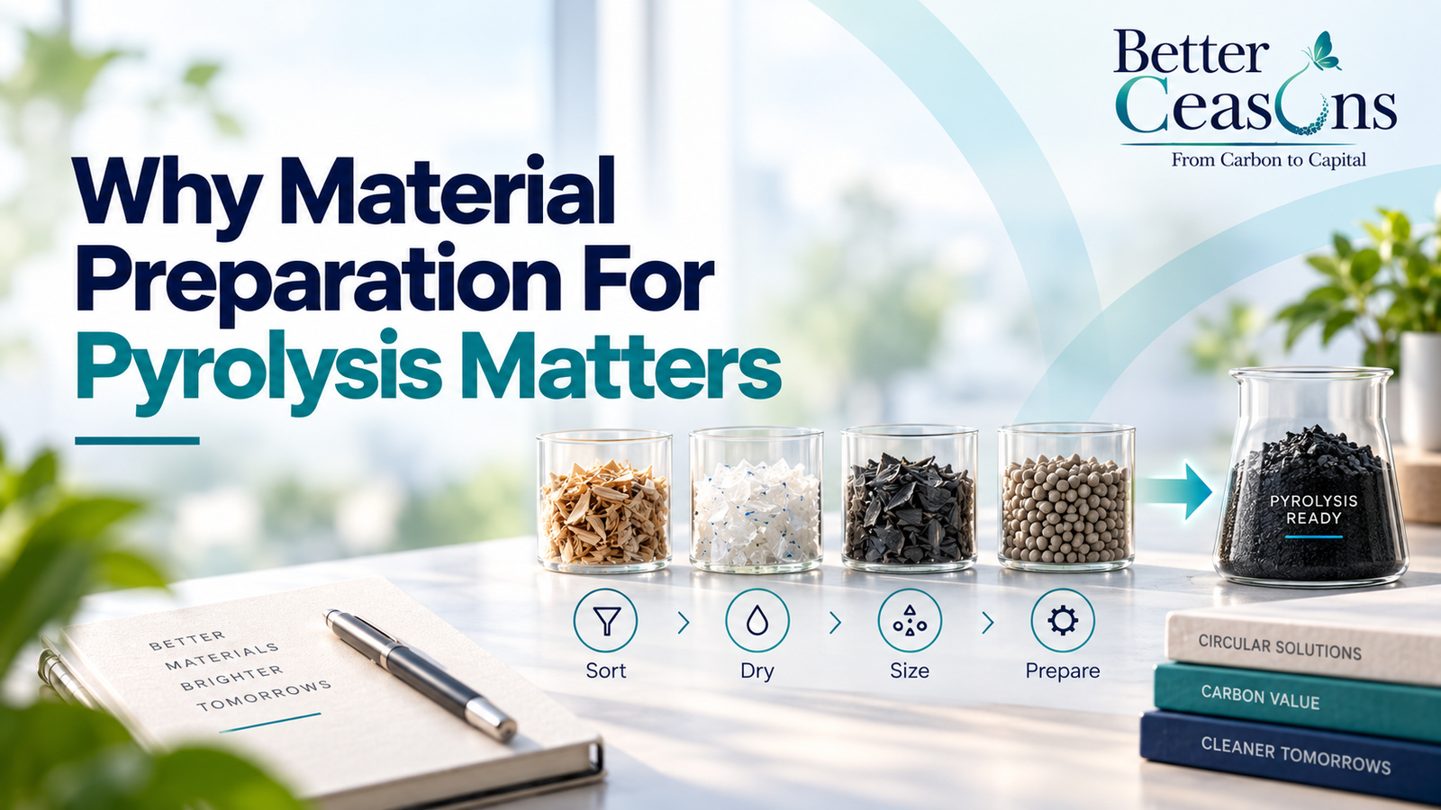 Why Material Preparation for Pyrolysis Matters
